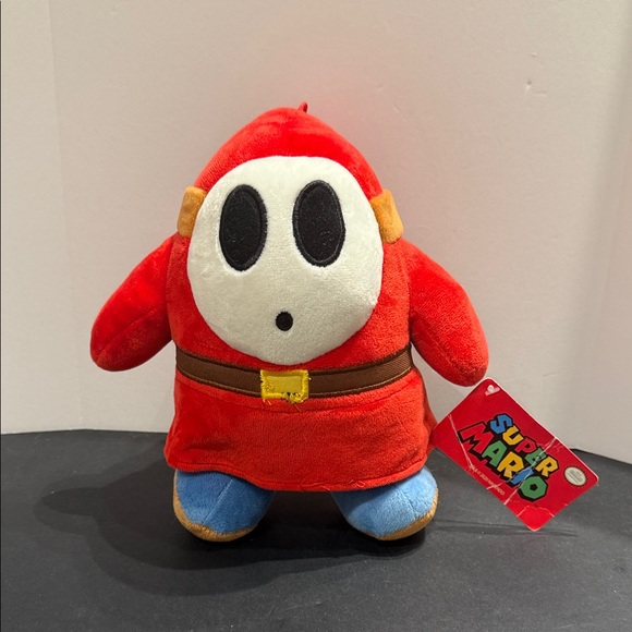 Super Mario Bros 9” SHY GUY plush stuffed toy doll Authentic Nintendo - Picture 1 of 10